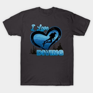 I Love Diving T-Shirt